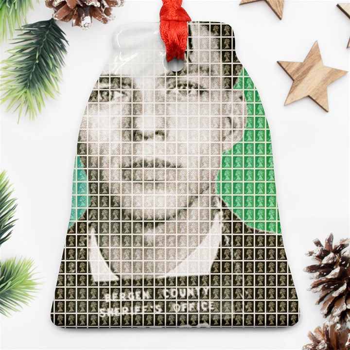 Sinatra Mug Shot Bell Ornament (2 Sides)