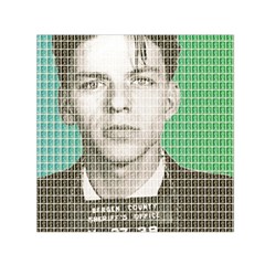 Sinatra Mug Shot Small Satin Scarf (square)