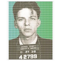 Sinatra Mug Shot Drawstring Bag (small)