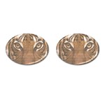 Tiger Tiger Cufflinks (Oval) Front(Pair)