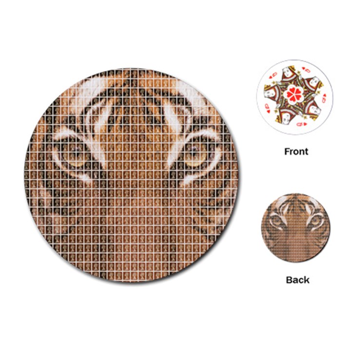 Tiger Tiger Playing Cards (Round) 