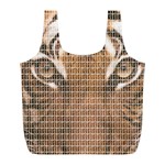 Tiger Tiger Full Print Recycle Bags (L)  Front