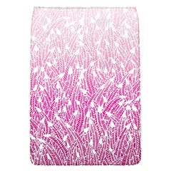 Pink Ombre Feather Pattern, White, Removable Flap Cover (s) by Zandiepants