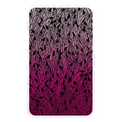 Pink Ombre Feather Pattern, Black, Memory Card Reader (rectangular) by Zandiepants