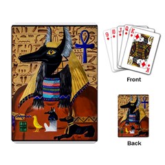 Anubis Playing Cards Single Design by dawnsiegler