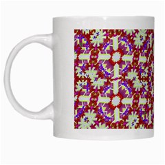 Boho Check White Mugs by dflcprints