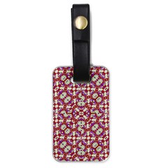 Boho Check Luggage Tags (one Side)  by dflcprints