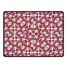 Boho Check Double Sided Fleece Blanket (small) 