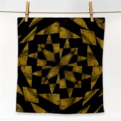 Bold Geometric Face Towel by dflcprints