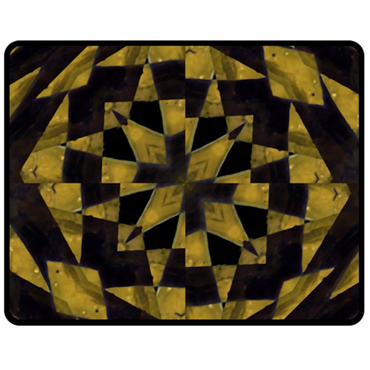 Bold Geometric Double Sided Fleece Blanket (Medium) 