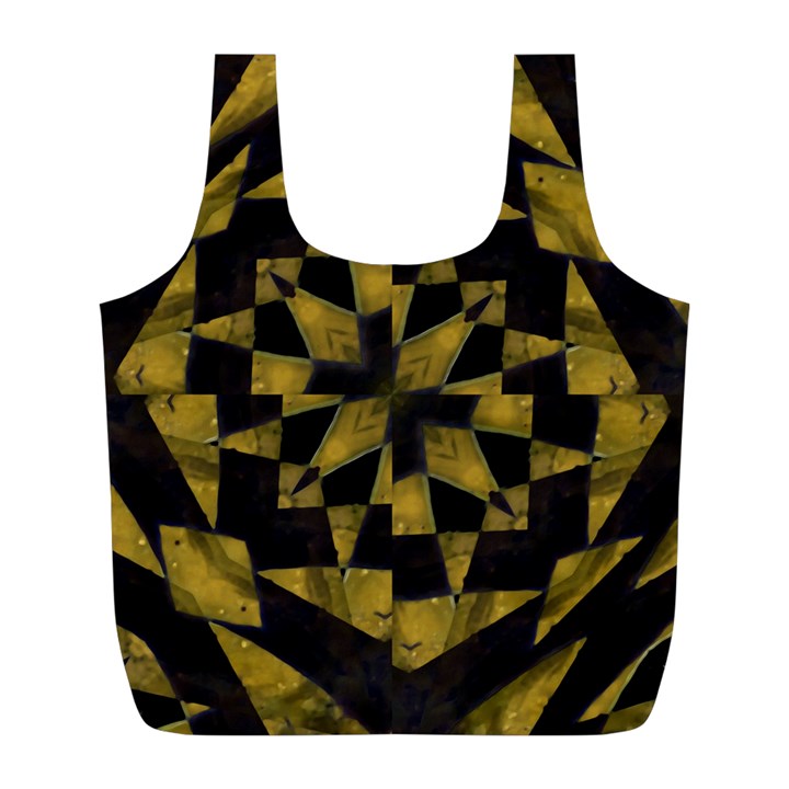 Bold Geometric Full Print Recycle Bags (L) 