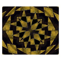 Bold Geometric Double Sided Flano Blanket (small) 