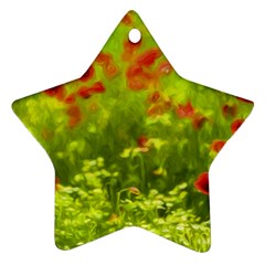 Poppy I Ornament (star) 