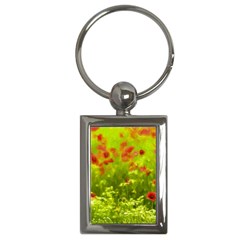 Poppy I Key Chains (rectangle)  by colorfulartwork