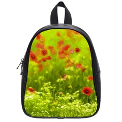 Poppy I School Bags (small)  by colorfulartwork