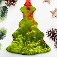 Poppy I Christmas Tree Ornament (2 Sides) by colorfulartwork