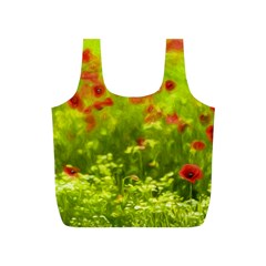 Poppy I Full Print Recycle Bags (s)  by colorfulartwork