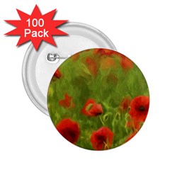 Poppy Ii - Wonderful Summer Feelings 2 25  Buttons (100 Pack) 