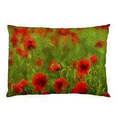 Poppy Ii - Wonderful Summer Feelings Pillow Case by colorfulartwork