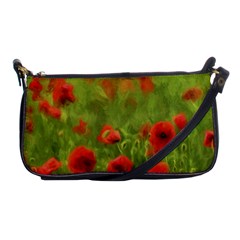 Poppy Ii - Wonderful Summer Feelings Shoulder Clutch Bags by colorfulartwork