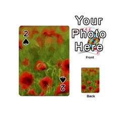 Poppy Ii - Wonderful Summer Feelings Playing Cards 54 (mini)  by colorfulartwork