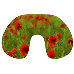 Poppy Ii - Wonderful Summer Feelings Travel Neck Pillows by colorfulartwork