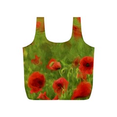 Poppy Ii - Wonderful Summer Feelings Full Print Recycle Bags (s)  by colorfulartwork