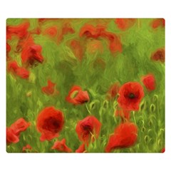 Poppy Ii - Wonderful Summer Feelings Double Sided Flano Blanket (small)  by colorfulartwork