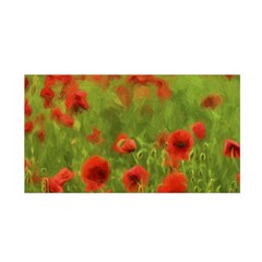 Poppy Ii - Wonderful Summer Feelings Satin Wrap by colorfulartwork