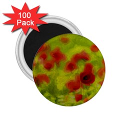 Poppy Iii 2 25  Magnets (100 Pack)  by colorfulartwork