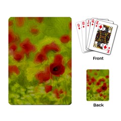 Poppy Iii Playing Card by colorfulartwork