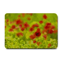 Poppy Iii Small Doormat  by colorfulartwork