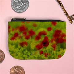 Poppy Iii Mini Coin Purses by colorfulartwork