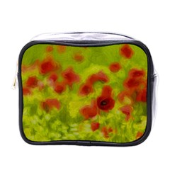 Poppy Iii Mini Toiletries Bags by colorfulartwork