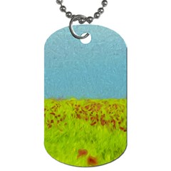 Poppy Iv Dog Tag (two Sides) by colorfulartwork