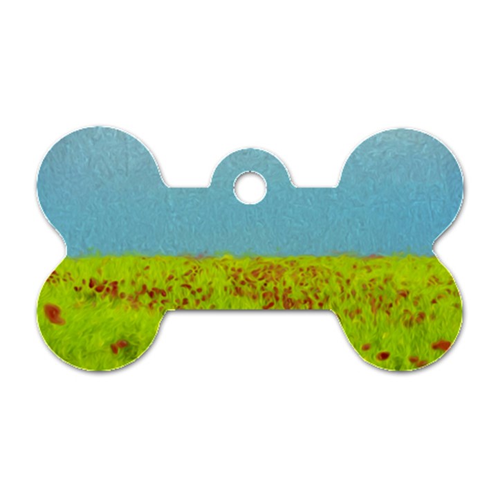 Poppy IV Dog Tag Bone (Two Sides)