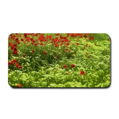 Poppy V Medium Bar Mats by colorfulartwork