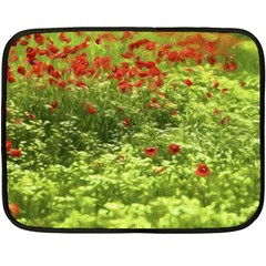 Poppy V Double Sided Fleece Blanket (mini) 