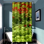 Poppy V Shower Curtain 36  x 72  (Stall)  Curtain(36 X72 ) - 33.26 x66.24  Curtain(36 X72 )