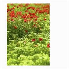 Poppy V Small Garden Flag (two Sides) by colorfulartwork