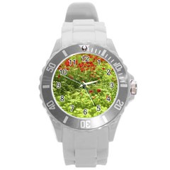 Poppy V Round Plastic Sport Watch (l)