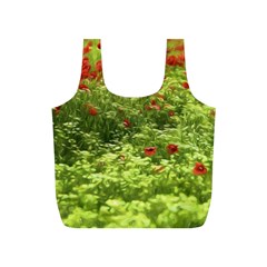 Poppy V Full Print Recycle Bags (s)  by colorfulartwork