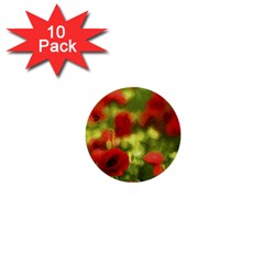 Poppy Vi 1  Mini Buttons (10 Pack)  by colorfulartwork