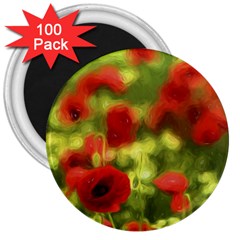 Poppy Vi 3  Magnets (100 Pack) by colorfulartwork