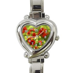 Poppy Vi Heart Italian Charm Watch by colorfulartwork