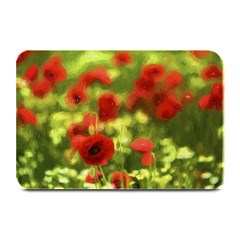 Poppy Vi Plate Mats by colorfulartwork