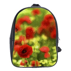 Poppy Vi School Bags(large)  by colorfulartwork