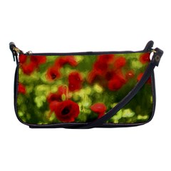 Poppy Vi Shoulder Clutch Bags by colorfulartwork