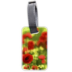 Poppy Vi Luggage Tags (two Sides) by colorfulartwork