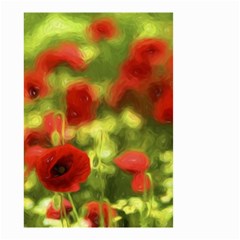 Poppy Vi Small Garden Flag (two Sides) by colorfulartwork